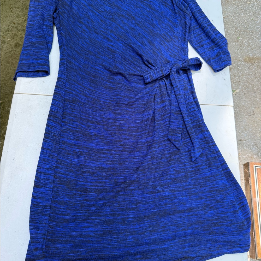 Elegant Blue Women's Dress